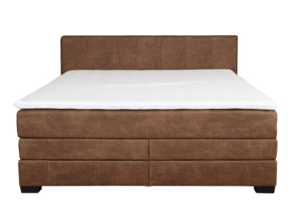 Vintage Boxspring-sänky Pehmustettu sänky Puusänky Parisänky Hotellisänky Aviosänky